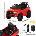 Kids Electric Ride On Car 12V Toyota Tacoma Red Remote Control