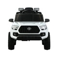 Kids Electric Ride On Toyota Tacoma 12V White Remote Control Car