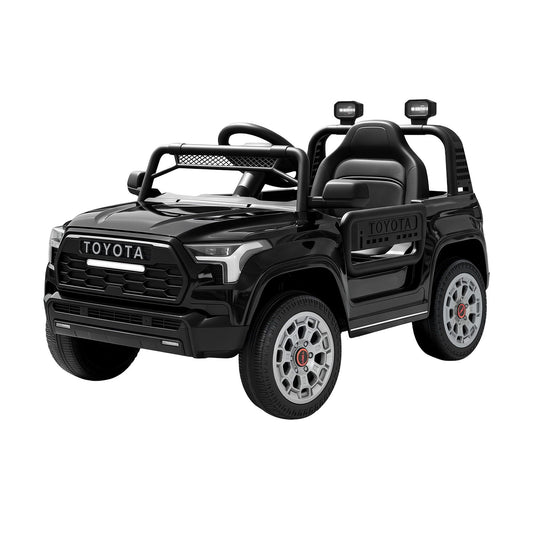 Toyota Ride On Car Kids SUV 12V Remote Control Sequoia TRD Pro Black