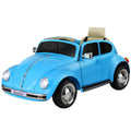 Licensed VW Beetle Kids Ride On Car 6V Electric Toy Blue Remote