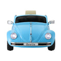 Licensed VW Beetle Kids Ride On Car 6V Electric Toy Blue Remote