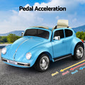 Licensed VW Beetle Kids Ride On Car 6V Electric Toy Blue Remote