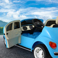 Licensed VW Beetle Kids Ride On Car 6V Electric Toy Blue Remote