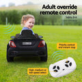 Rigo 12V Kids Electric Ride On Car Black Remote Control Horn Music