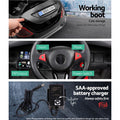 Rigo 12V Kids Electric Ride On Car Black Remote Control Horn Music