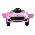 Rigo 12V Electric Ride On Car Pink Kids Remote Control Music Headlight