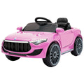 Rigo 12V Electric Ride On Car Pink Kids Remote Control Music Headlight