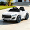 Rigo 12V Kids Electric Ride On Car White Music Headlight Remote
