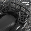 Rigo 12V Kids Ride On ATV Quad Motorbike Black Storage Rack