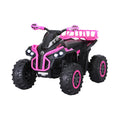 Rigo 12V Kids Ride On Car ATV Quad Electric Toy Pink Storage