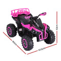 Rigo 12V Kids Ride On Car ATV Quad Electric Toy Pink Storage