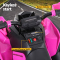 Rigo 12V Kids Ride On Car ATV Quad Electric Toy Pink Storage