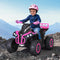 Rigo 12V Kids Ride On Car ATV Quad Electric Toy Pink Storage