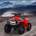 Rigo Kids Electric Ride On ATV Quad 4 Wheeler Battery Red