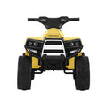 Rigo Kids Electric ATV Quad Bike 4 Wheeler Battery Toy Yellow