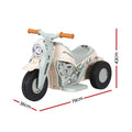 Rigo Kids Electric Motorcycle Ride On Motorbike Green Bubble Maker