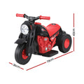Rigo Kids Ride On Motorcycle 6V Electric Bubble Maker Red Toy