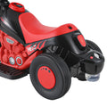 Rigo Kids Ride On Motorcycle 6V Electric Bubble Maker Red Toy