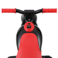 Rigo Kids Ride On Motorcycle 6V Electric Bubble Maker Red Toy