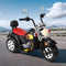 Rigo 6V Kids Electric Ride On Motorcycle Black w/ Horn Music