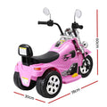 Rigo 6V Electric Kids Ride On Motorbike Pink with Horn Music