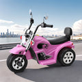 Rigo 6V Electric Kids Ride On Motorbike Pink with Horn Music