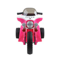 Rigo 6V Kids Electric Ride On Police Car Pink