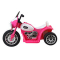 Rigo 6V Kids Electric Ride On Police Car Pink