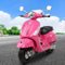 Kids Electric Motorcycle Vespa GTS Pink Licensed Ride On Car