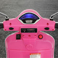 Kids Electric Motorcycle Vespa GTS Pink Licensed Ride On Car