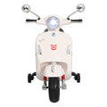 Kids Electric Ride On Vespa GTS Motorbike Motorcycle White