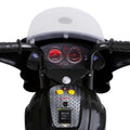 Rigo Kids Electric Ride On Police Motorcycle 6V Battery Black