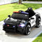 Rigo 12V Kids Ride On Police Car Electric Battery Powered Black