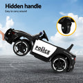 Rigo 12V Kids Ride On Police Car Electric Battery Powered Black