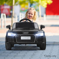 Audi R8 Licensed Kids Ride On Electric Car Black Toy Sports