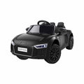 Audi R8 Licensed Kids Ride On Electric Car Black Toy Sports