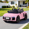 Ride On Car Licensed Audi R8 12V Electric Car for Kids Battery Pink