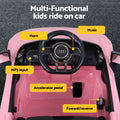 Ride On Car Licensed Audi R8 12V Electric Car for Kids Battery Pink