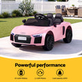 Ride On Car Licensed Audi R8 12V Electric Car for Kids Battery Pink