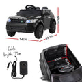 Rigo 12V Kids Electric Ride On Car SUV Remote Control Black
