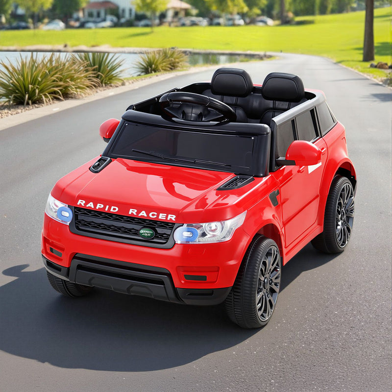 Rigo 12V Electric Ride On Car SUV Remote Control Kids Red
