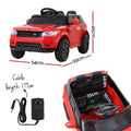 Rigo 12V Electric Ride On Car SUV Remote Control Kids Red