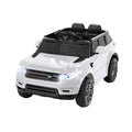 Rigo 12V Electric Ride On Range Rover SUV Kids White Remote