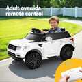Rigo 12V Electric Ride On Range Rover SUV Kids White Remote