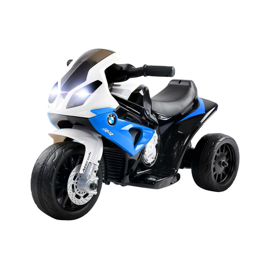 Kids Electric Ride On Car Police Motorcycle Motorbike BMW Licensed S1000RR Blue