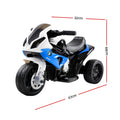 Kids Electric Motorcycle BMW S1000RR Police Blue Licensed