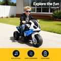 Kids Electric Motorcycle BMW S1000RR Police Blue Licensed