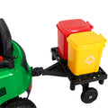 Rigo 12V Kids Electric Ride On Street Sweeper Truck Green