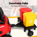 Rigo 12V Electric Ride On Street Sweeper Truck Red Kids Remote Car