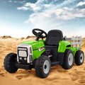 Rigo 12V Kids Electric Ride On Tractor Toy Green